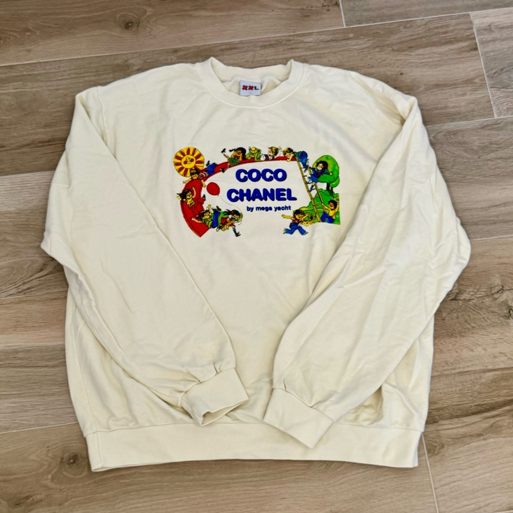 Mega Yacht Coco Chanel Chutes & Ladders Crewneck Sweatshirt